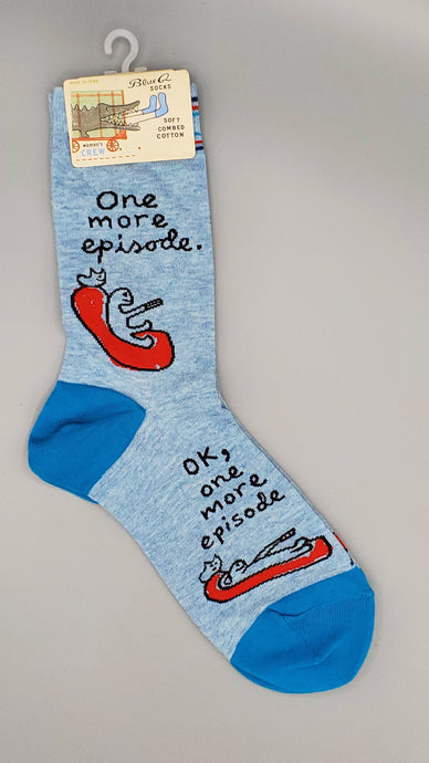 ONE MORE EPISODE - Women's Crew Socks