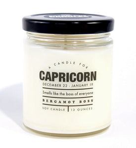 CAPRICORN- Candle 13oz