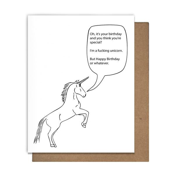 UNICORN- BIRTHDAY Card