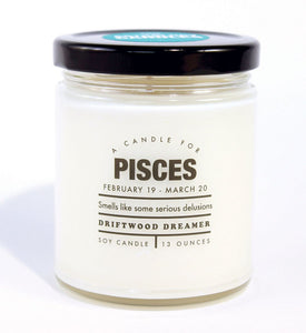 PISCES- Candle 13oz