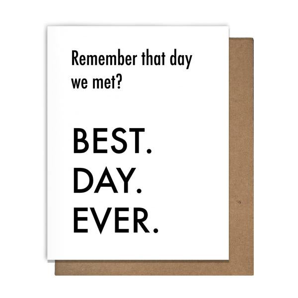 BEST DAY EVER- MET Card