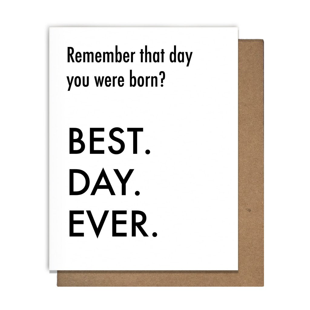 THAT DAY YOU WERE BORN