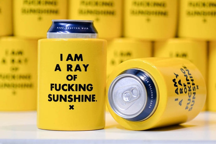 RAY OF SUNSHINE BEER KOOZIE